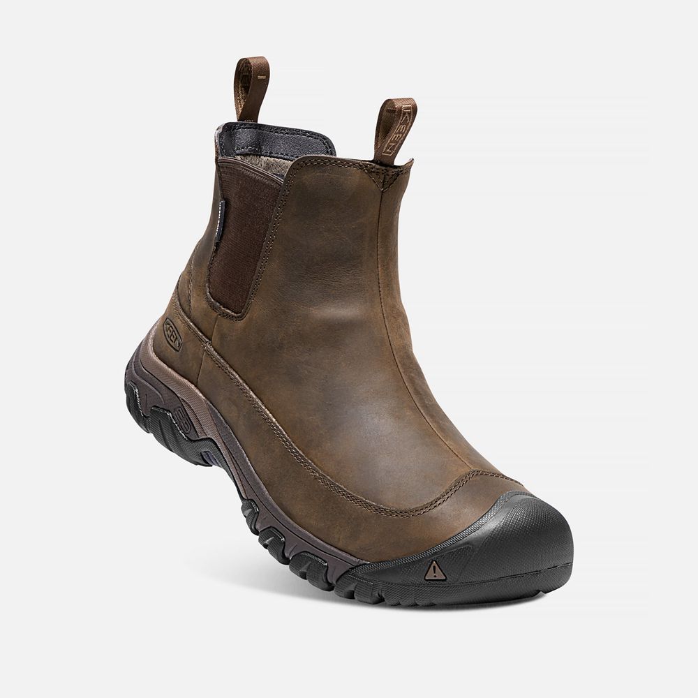 Botas Chelsea Keen Mexico Marrom - Hombre Anchorage Iii Waterproof - OA3589472